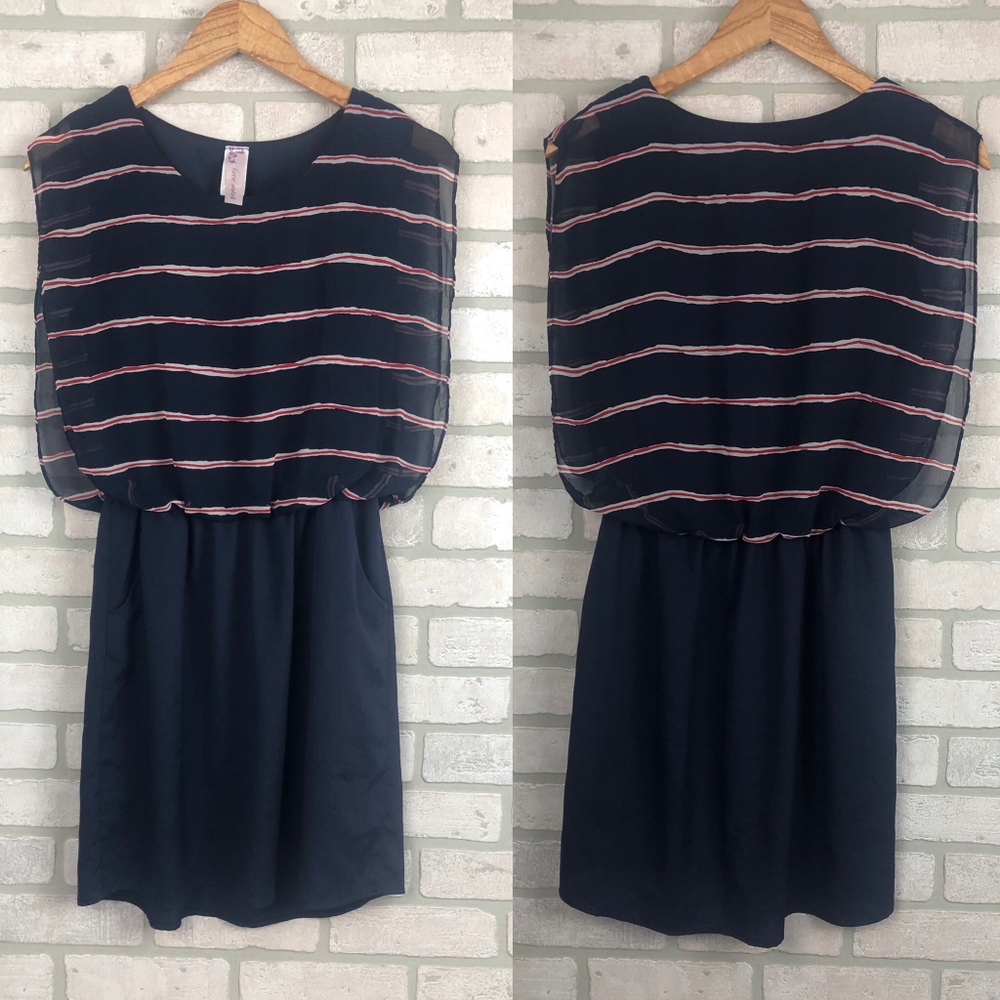 Francesca's Love Notes Mini Dress Size Small S